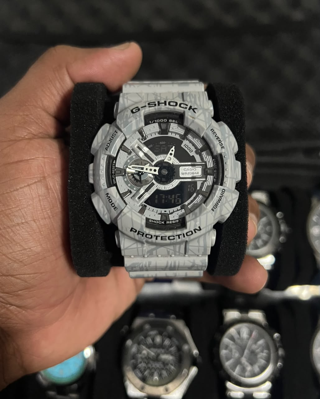G-Shock Cinza Camuflado